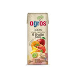 Load image into Gallery viewer, AGROS&quot; Multivitamin 8 fruits juice 100% 250ml - Hellenic Grocery