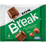 Load image into Gallery viewer, ION Break milk chocolate bar with hazelnuts 85g - Hellenic Grocery