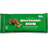 Load image into Gallery viewer, ION milk chocolate bar with whole hazelnuts 100g - Hellenic Grocery