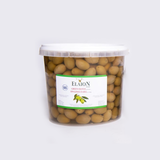 Load image into Gallery viewer, Whole green olives, Colossal (121-140) 4.2Lt - Hellenic Grocery