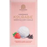 Load image into Gallery viewer, IOAKIMIDIS Kourabie Strawberry &amp; Dark Chocolate Cookies 200g - Hellenic Grocery