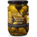 Load image into Gallery viewer, Sweet sour gherkins in jar 680g